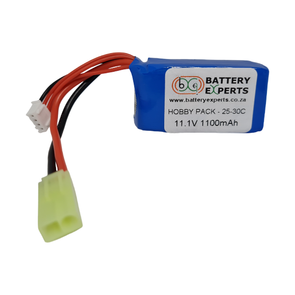 11.1v 1100mAh LiPo 25-30C (3 cell)