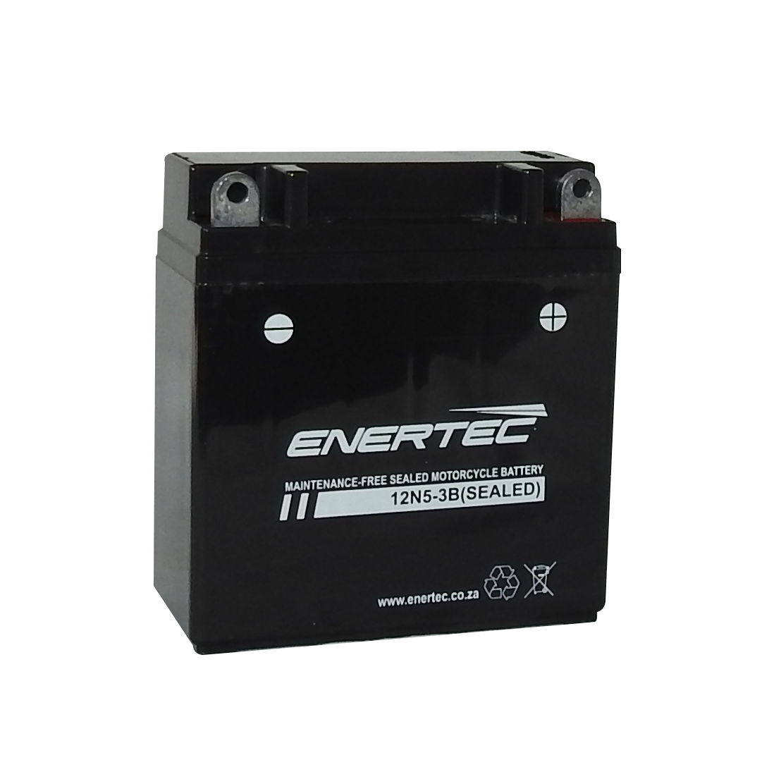 12N5-3B - 12v 5A/h SMF RHP - ENERTEC