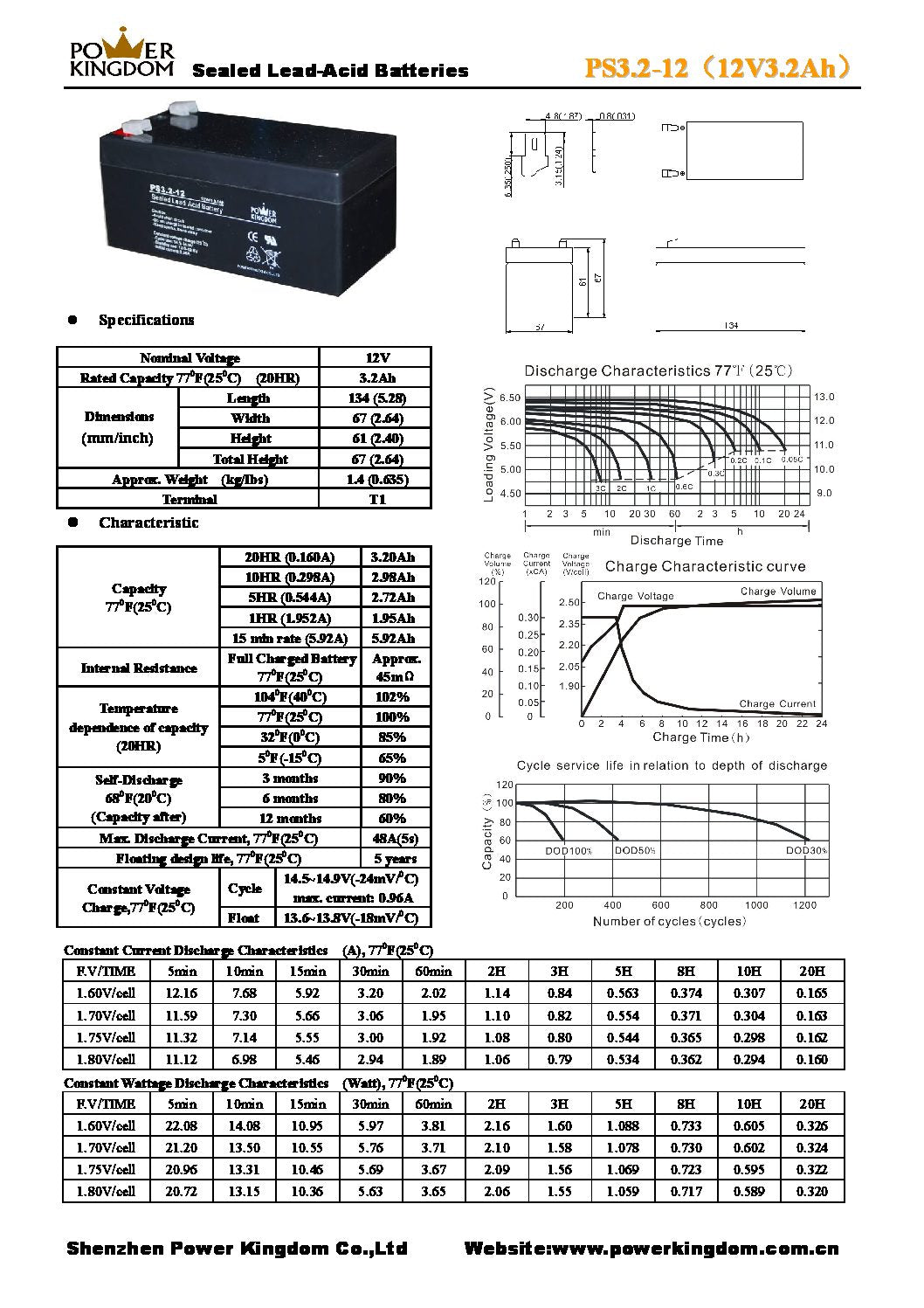 12v 3.2Ah SLA Afribatt - 0