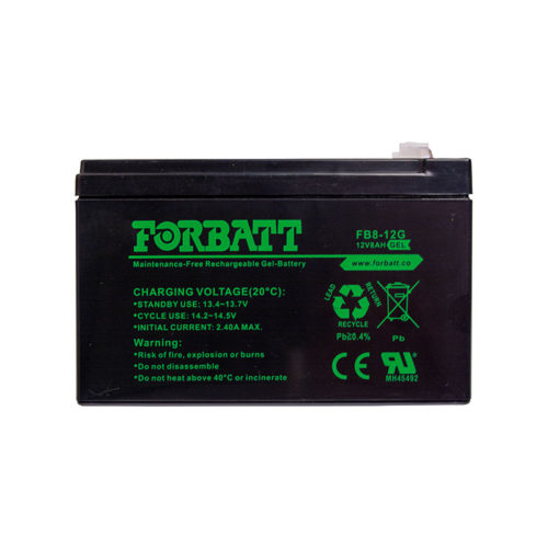 12v 8Ah GEL Forbatt