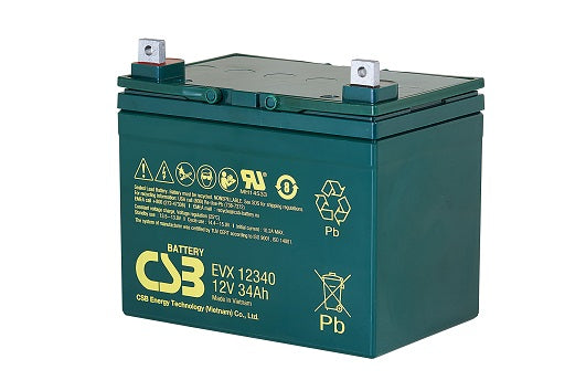 12v 34Ah EVX Traction Battery - EVX12340