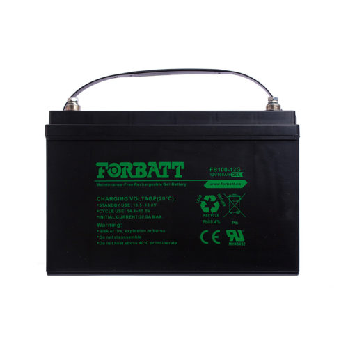 12v 100Ah GEL Forbatt