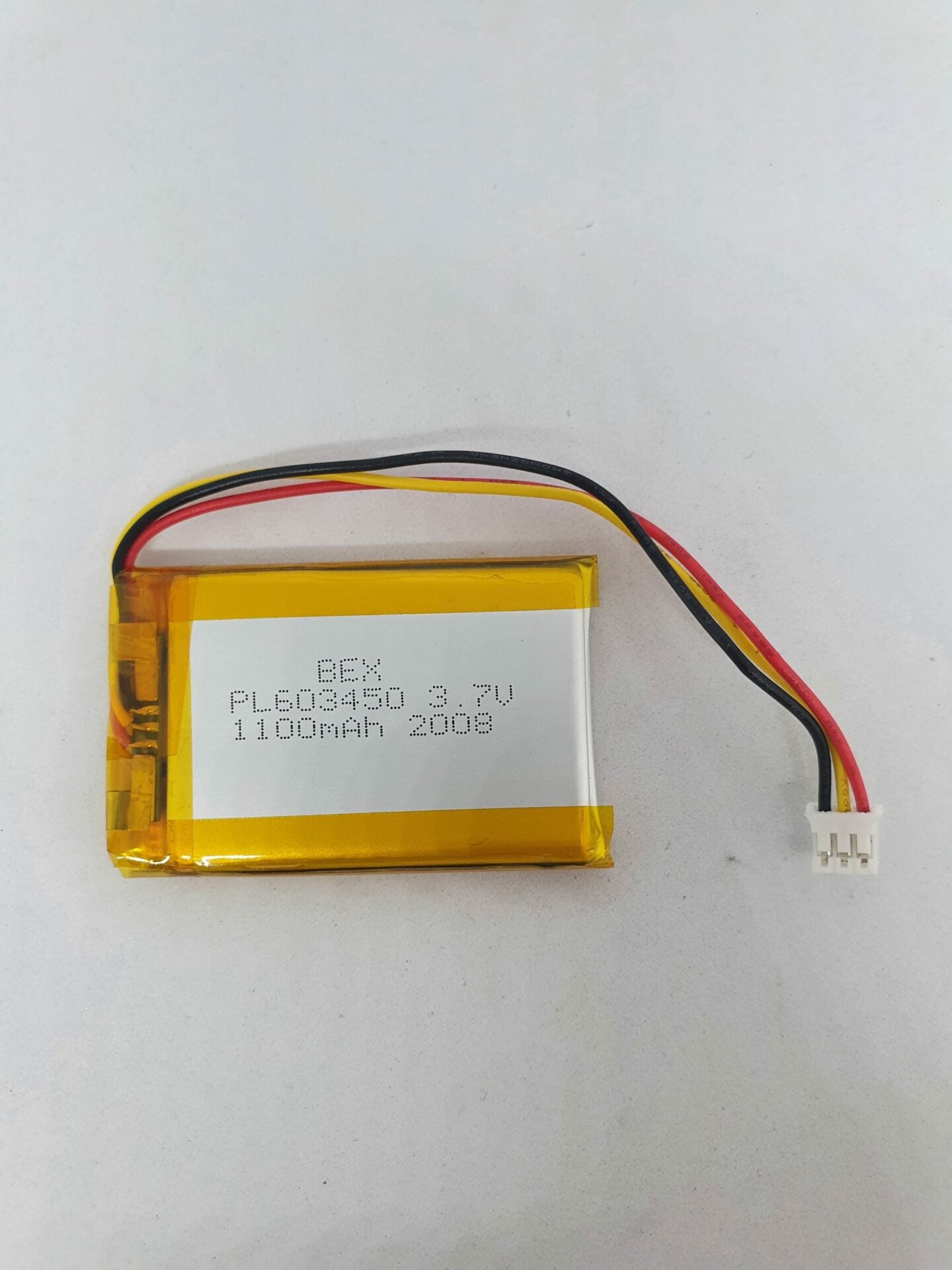 603450 1100mAh with PCM and Connector