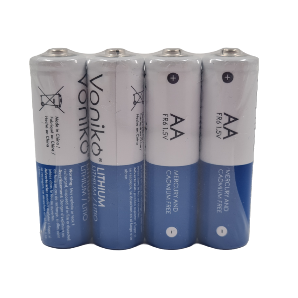 AA Voniko Lithium 1.5v - 4 pack - 0