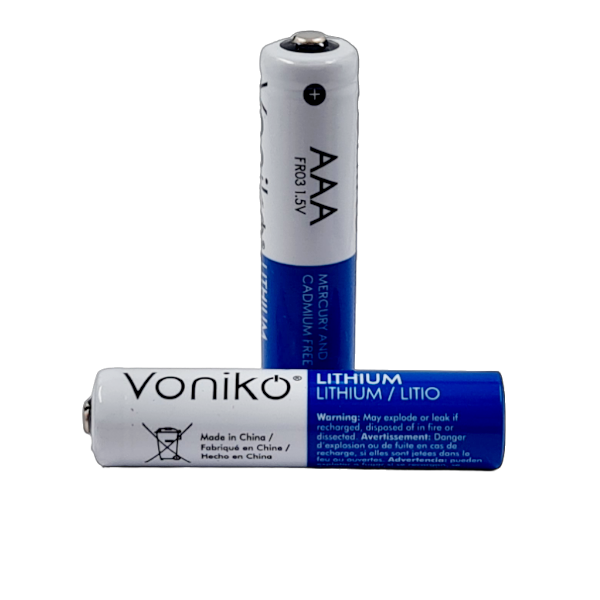 AAA Voniko Lithium 1.5V - 4 pack