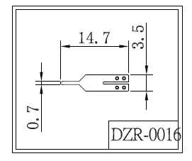 ER14250 EVE 1/2AA 3.6v Lithium 3 pin