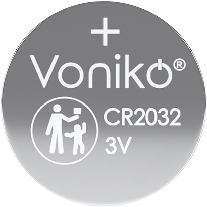 CR2032 Voniko 3v Lithium - 5 Pack