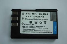 Nikon EN-EL9 replacement battery