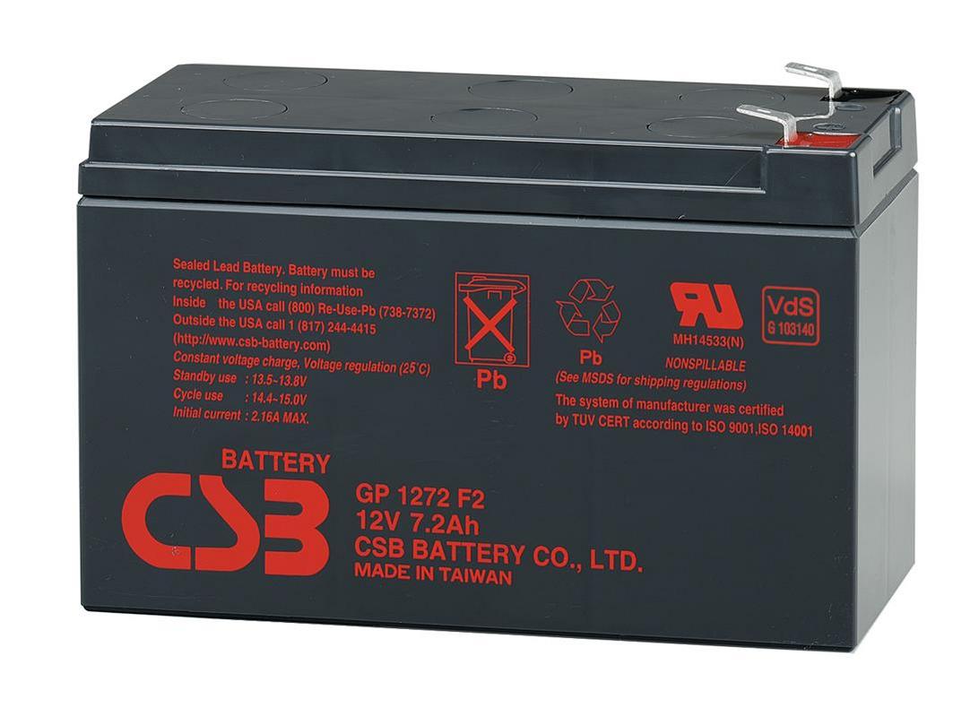 12V 7.2Ah CSB GP1272